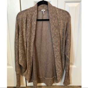 Splendid Open-Knit Batwing Cardigan